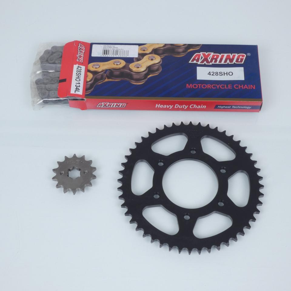 Kit chaîne Axring pour Moto Yamaha 125 MT 2014 à 2019 14x48 pas 428 Neuf