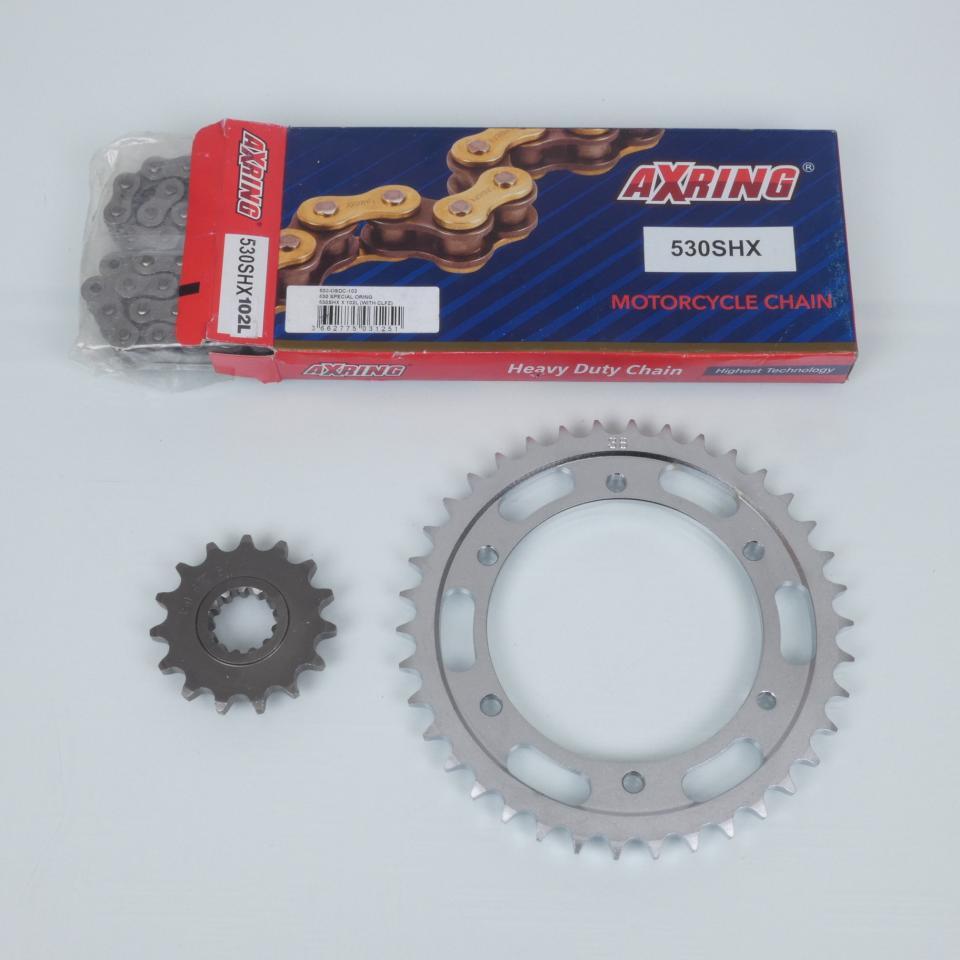 Kit chaîne Axring pour moto Yamaha 500 Rd Lc 1984 à 1986 15x38 P530 Al120mm Neuf