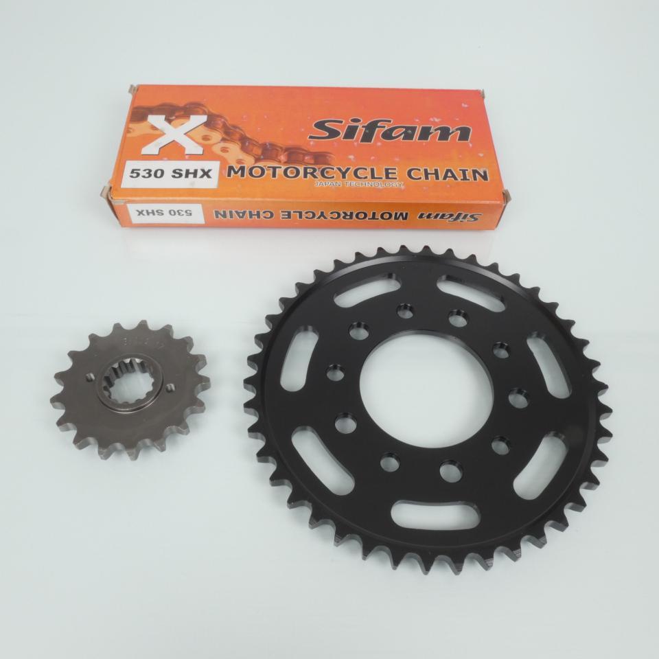 Kit chaîne Sifam pour Moto Honda 1000 CBR F 1989 à 1995 17X42 pas 530 Neuf