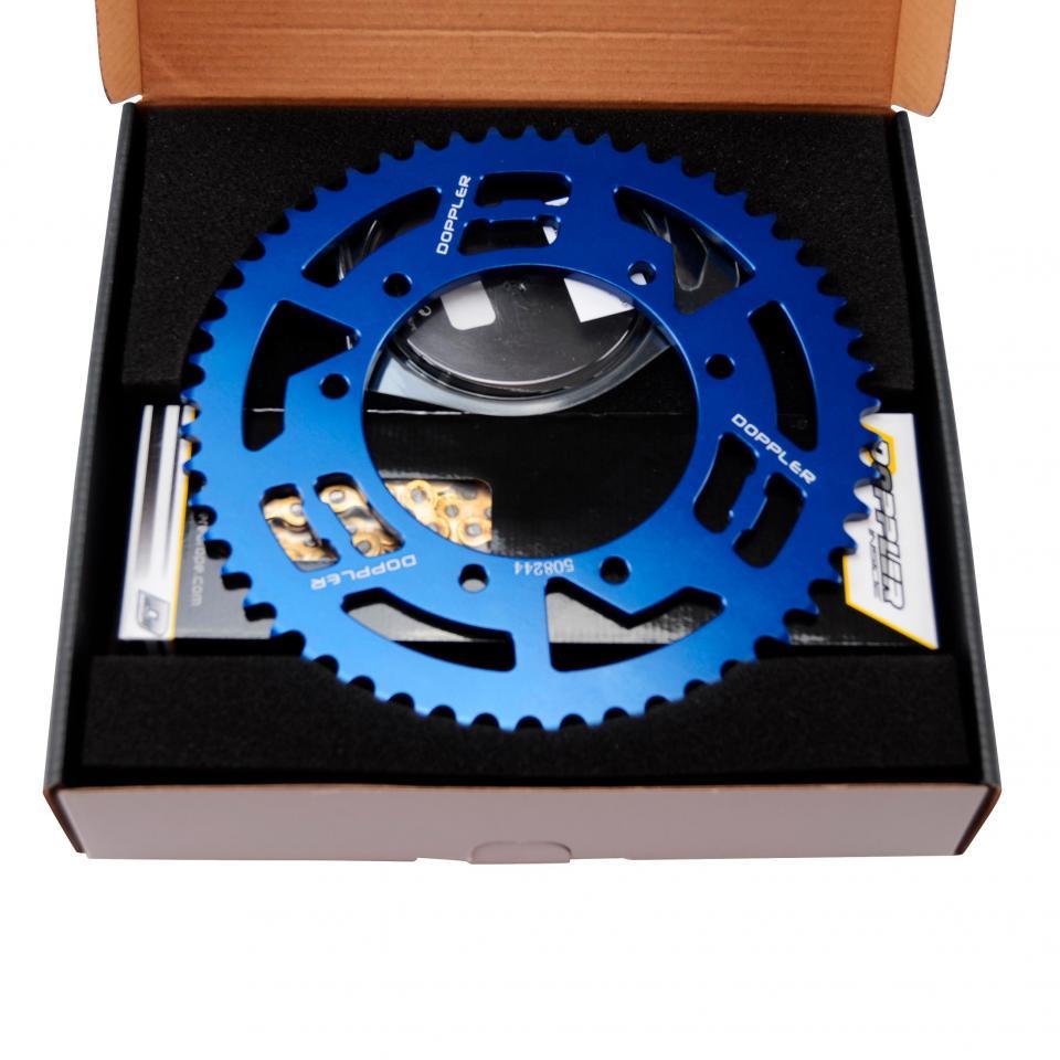 Kit chaîne Doppler pour Moto Derbi 50 Senda R X-Race Après 2000 Neuf