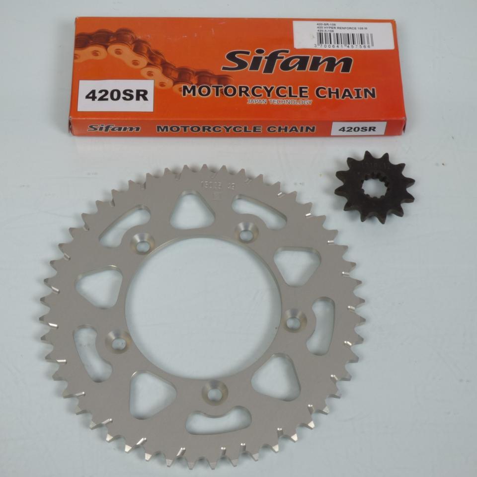 Kit chaîne Sifam pour Moto KTM 65 SX 1999 à 2001 12x49 Neuf