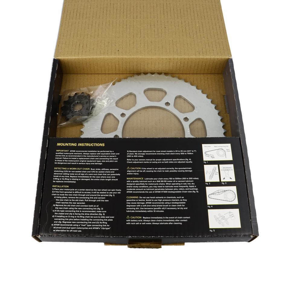 Kit chaîne Afam pour Moto Rieju 50 MRT 2009 à 2017 Neuf