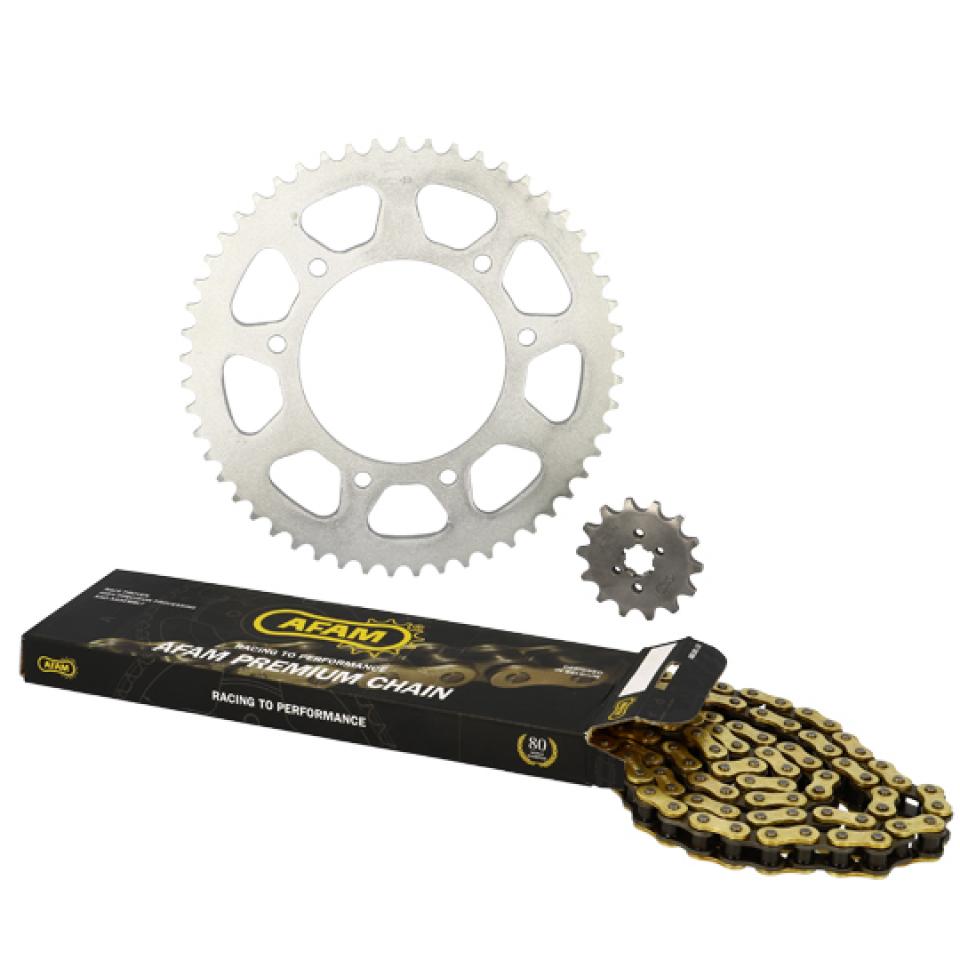 Kit chaîne Afam pour Moto Derbi 50 Senda Drd X-Treme 2002 à 2005 Neuf