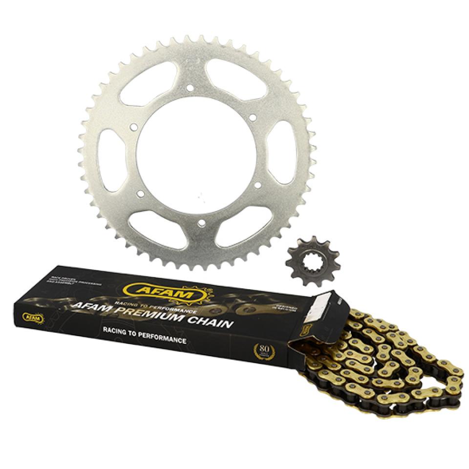Kit chaîne Afam pour Moto Peugeot 50 XR6 2001 à 2007 Neuf