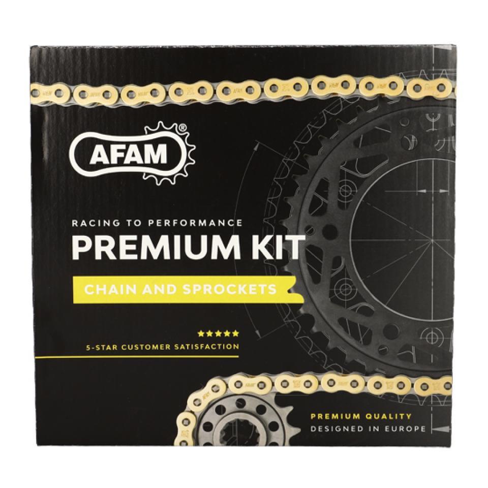 Kit chaîne Afam pour Moto Peugeot 50 XR7 2008 à 2012 Neuf