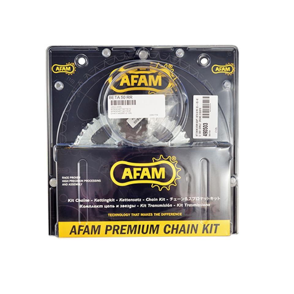 Kit chaîne Afam pour Moto Beta 50 RR 2002 à 2005 Neuf