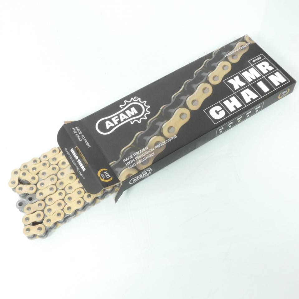 Kit chaîne Afam pour moto Yamaha 125 TDR 1992 à 2003 16x57 pas 428 136L Neuf