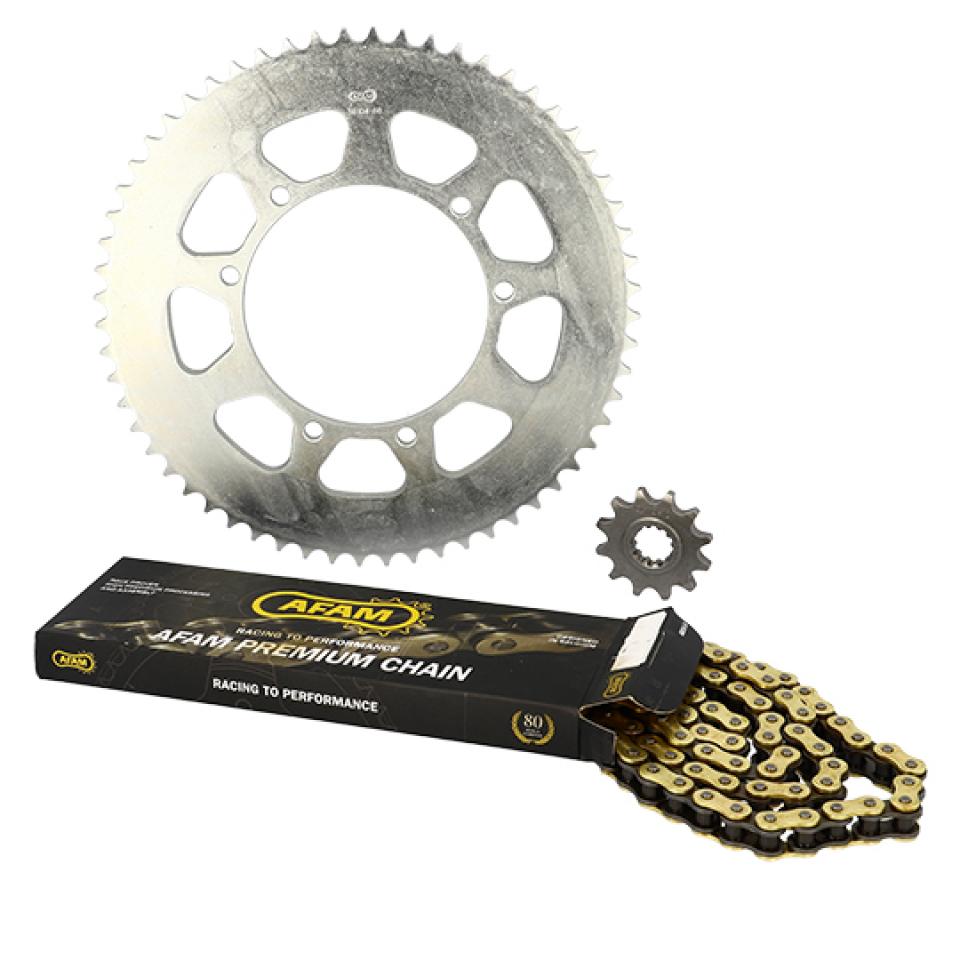 Kit chaîne Afam pour Moto Fantic 50 Enduro 2009 à 2020 Neuf