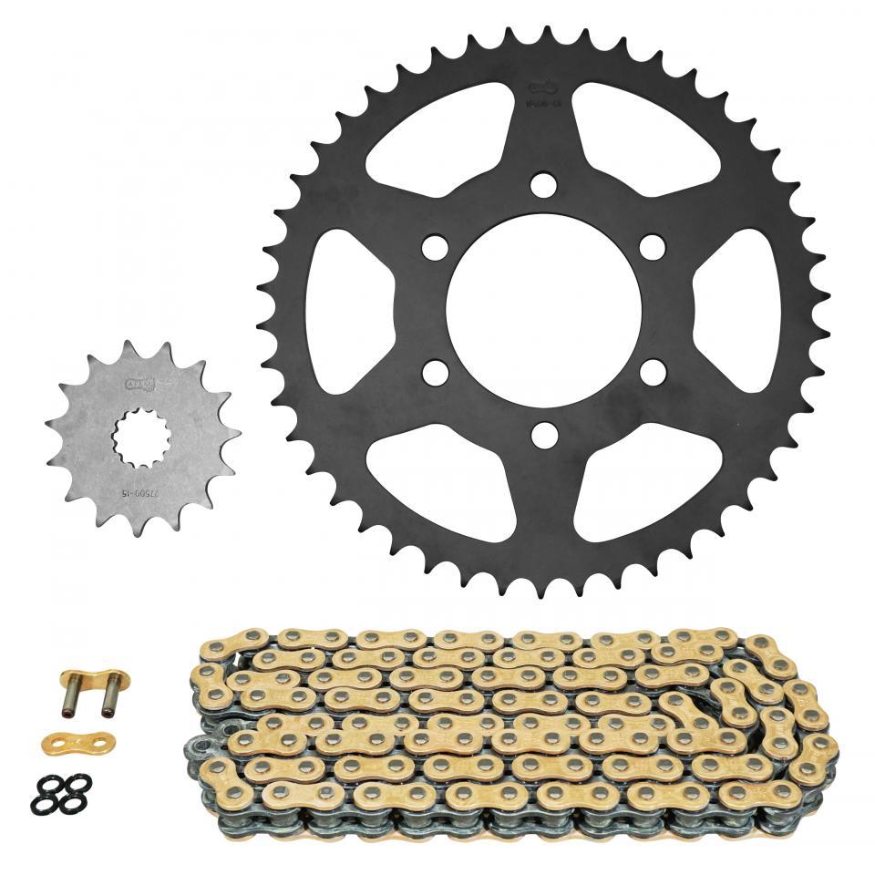 Kit chaîne Afam pour Moto Kawasaki 600 Er6-N 2006 à 2016 Neuf