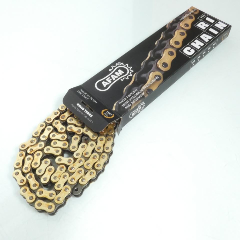 Kit chaîne Afam pour moto Beta 50 RR enduro 2012 à 2017 11x51 pas 420 132L Neuf