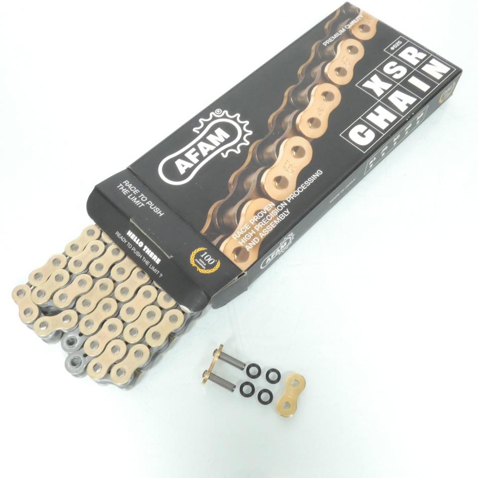 Kit chaîne Afam pour moto Triumph 675 Street triple 16x47 pas 525 116L Neuf