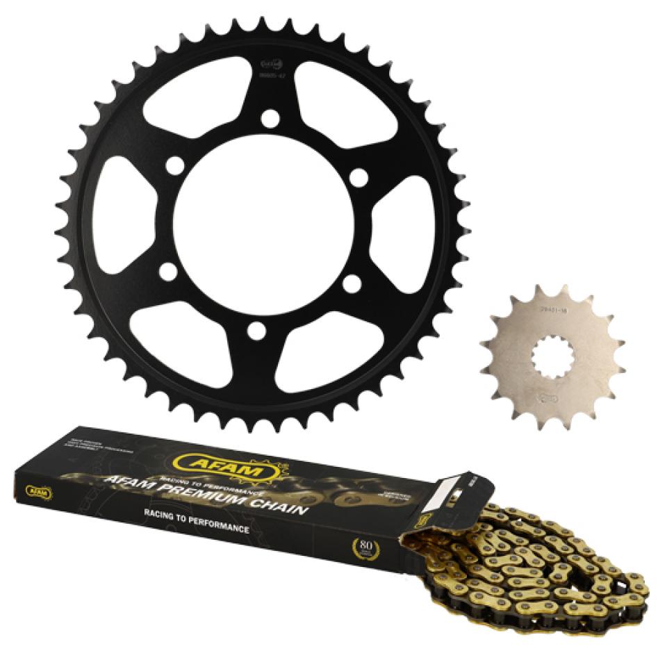 Kit chaîne Afam pour Moto Triumph 675 Speed Triple R 2009 à 2013 Neuf