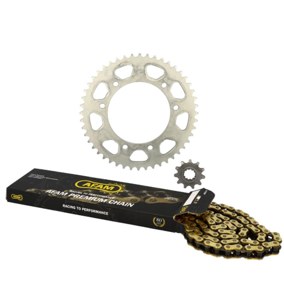 Kit chaîne Afam pour Moto Yamaha 50 DTR SUPERMOTARD 2003 à 2006 Neuf