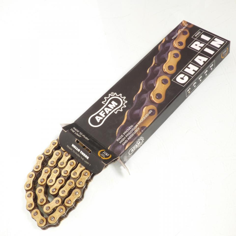 Kit chaîne Afam pour moto Honda 125 MSX 2013 à 2020 15x34 pas 420 106L Neuf