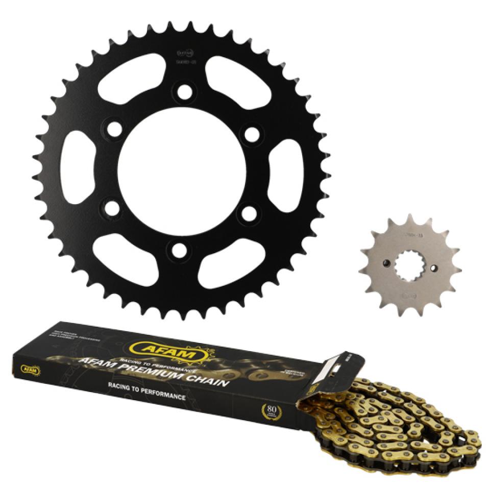 Kit chaîne Afam pour Moto Ducati 696 Monster 2008 à 2014 Neuf