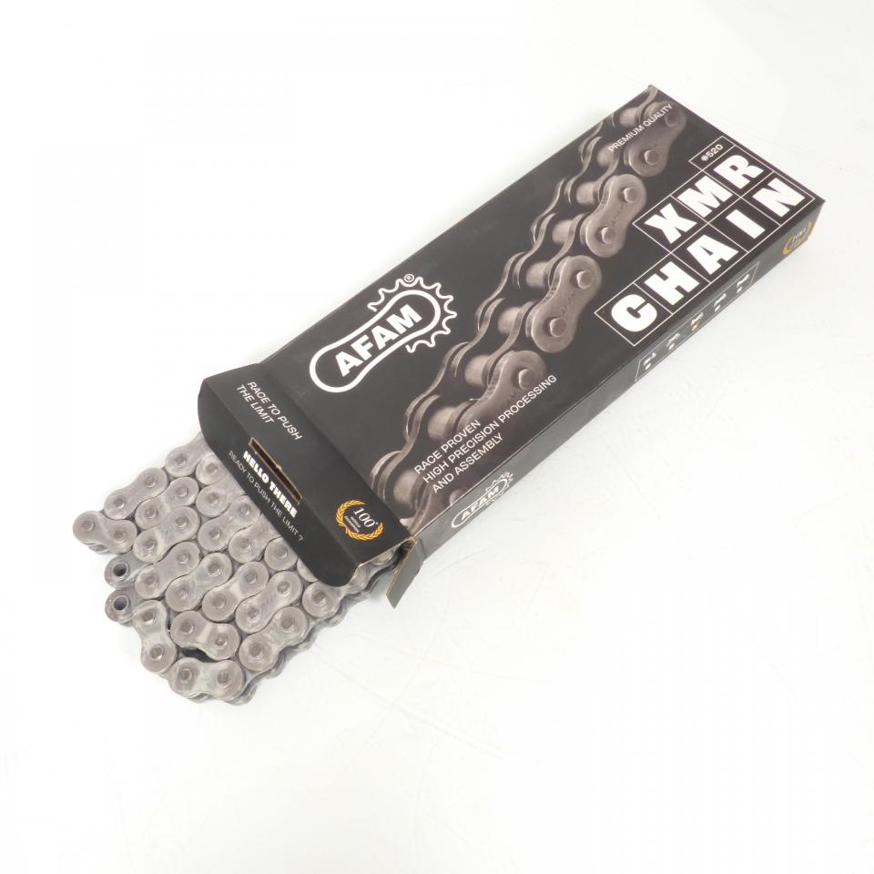 Kit chaîne Afam pour moto Kawasaki 650 VN Vulcan S 15x46 pas 520 120L Neuf