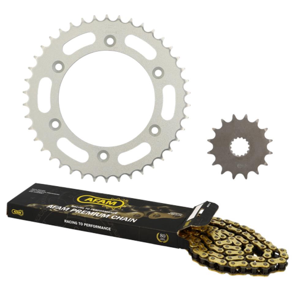 Kit chaîne Afam pour Moto KTM 690 SMC 2008 à 2023 Neuf