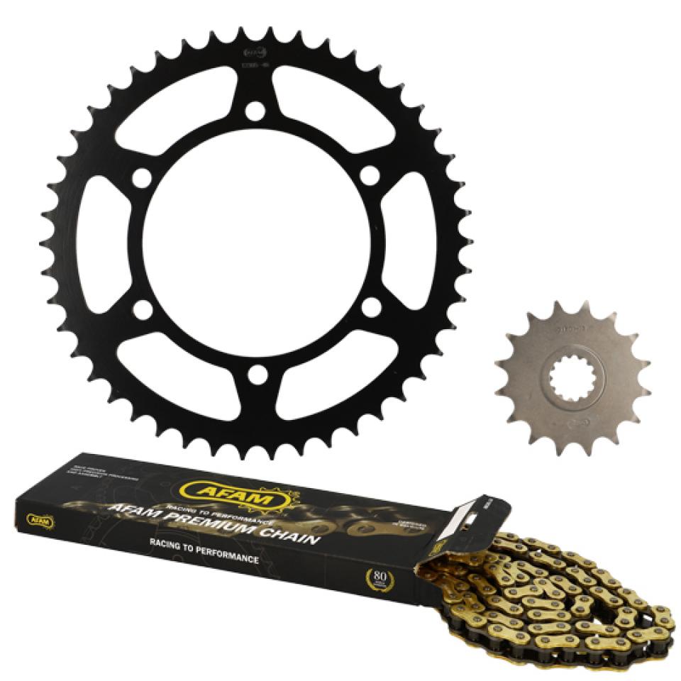 Kit chaîne Afam pour Moto Yamaha 750 Xtz-Super Tenere 1989 à 2000 Neuf