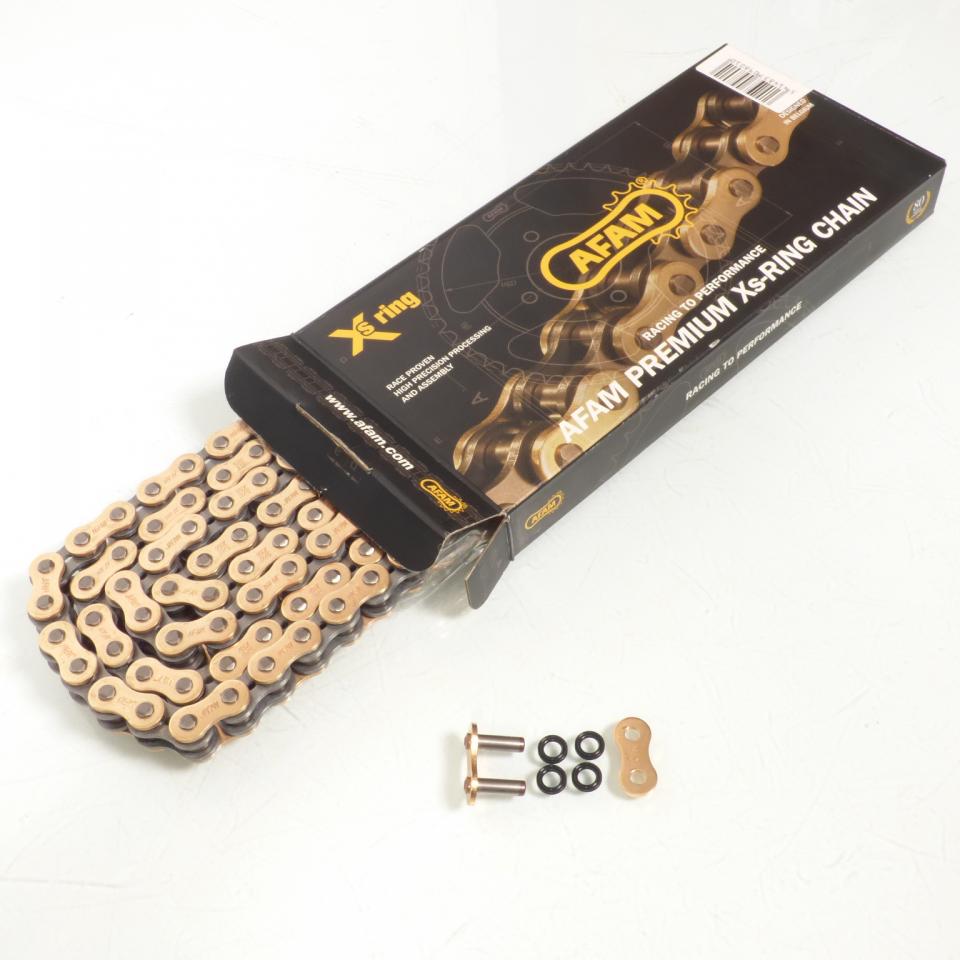 Kit chaîne Afam pour moto Yamaha 660 Xt X Supermotard 15x45 pas 520 Neuf