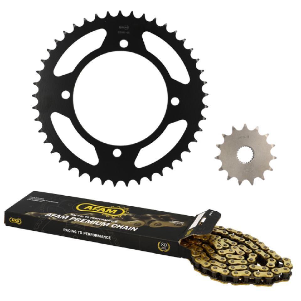 Kit chaîne Afam pour Moto Yamaha 660 Xt E 1990 à 2003 Neuf