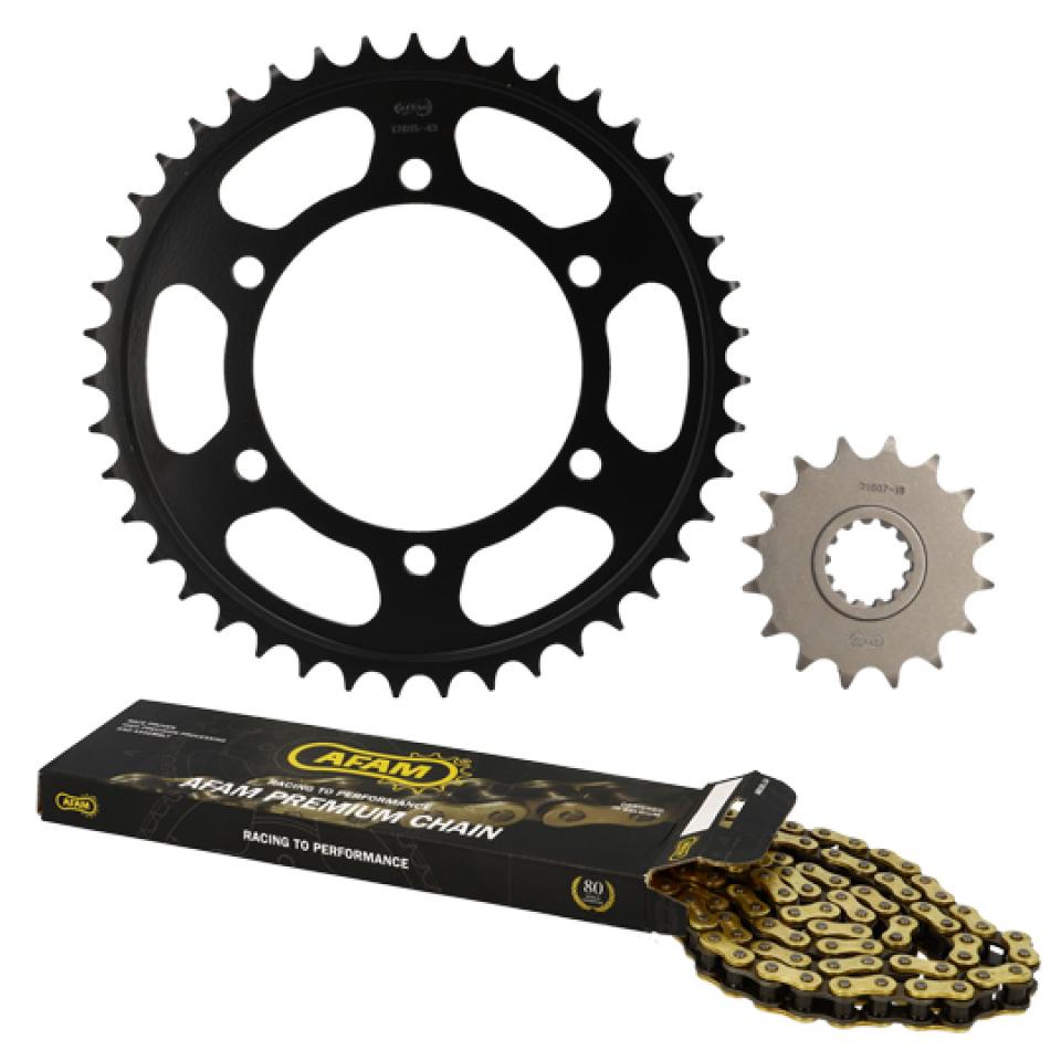 Kit chaîne Afam pour Moto Yamaha 700 MT-07 ABS 2014 à 2017 Neuf