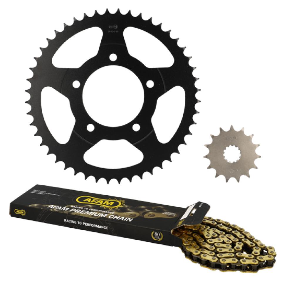Kit chaîne Afam pour Moto Suzuki 650 Gsf Bandit N 2005 à 2015 Neuf