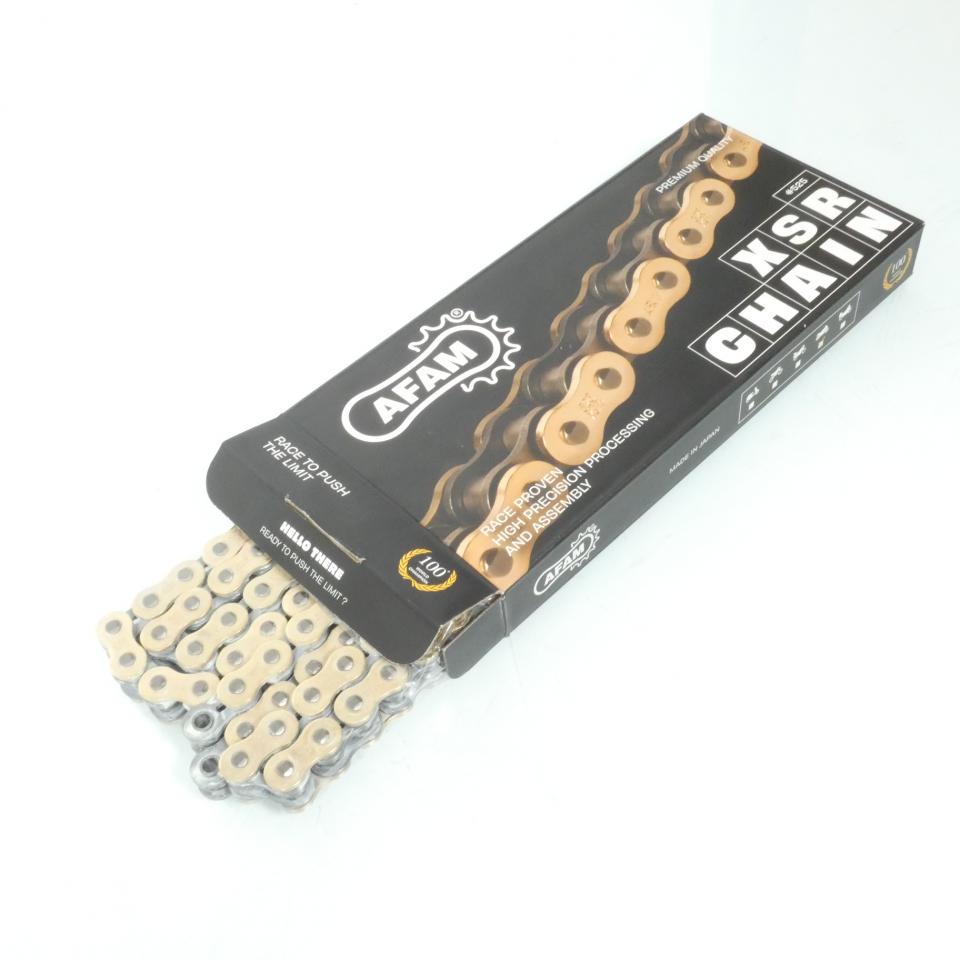 Kit chaîne Afam pour moto Yamaha 700 Tracer 2020 à 2023 16x45 pas 525 Neuf