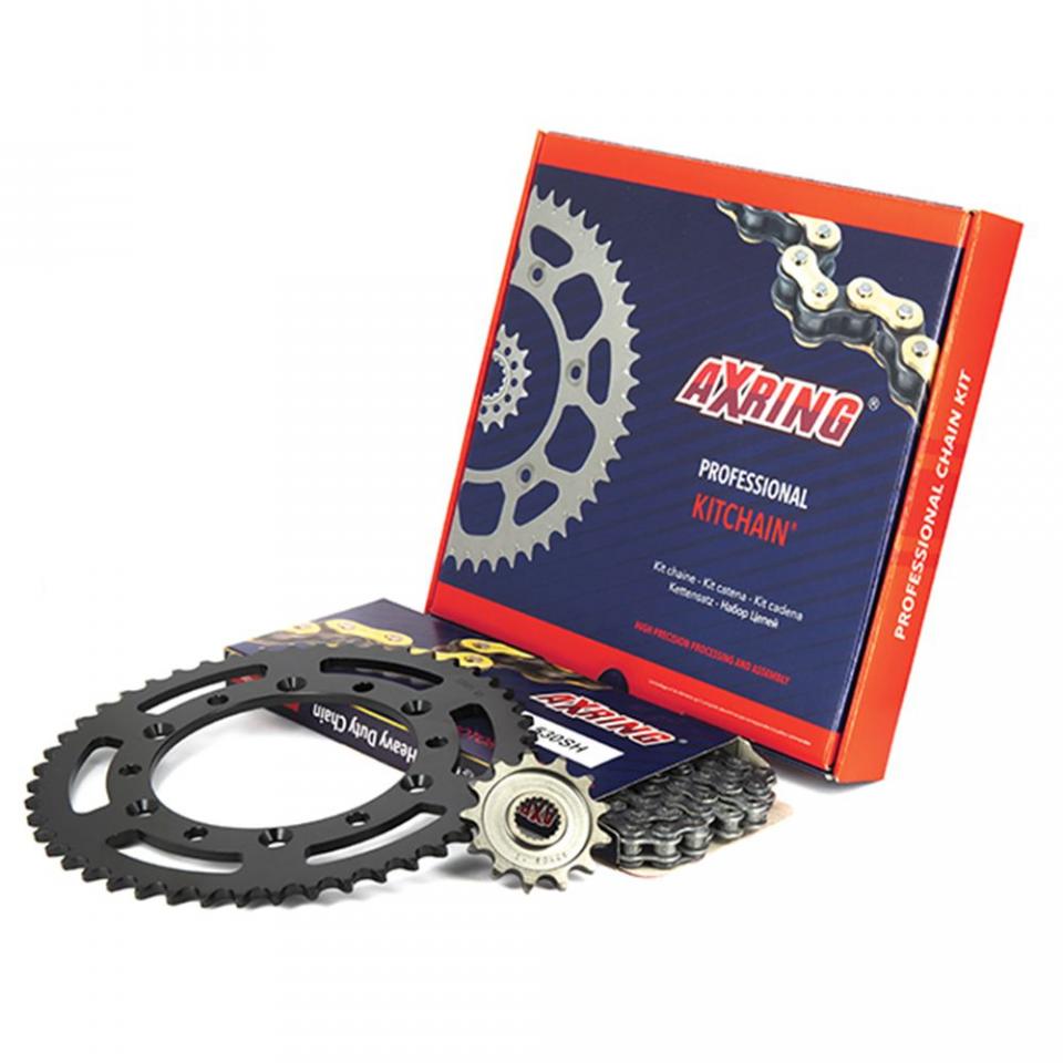 Kit chaîne Axring pour Moto BULLIT 125 HUNT 2015 à 2018 Neuf