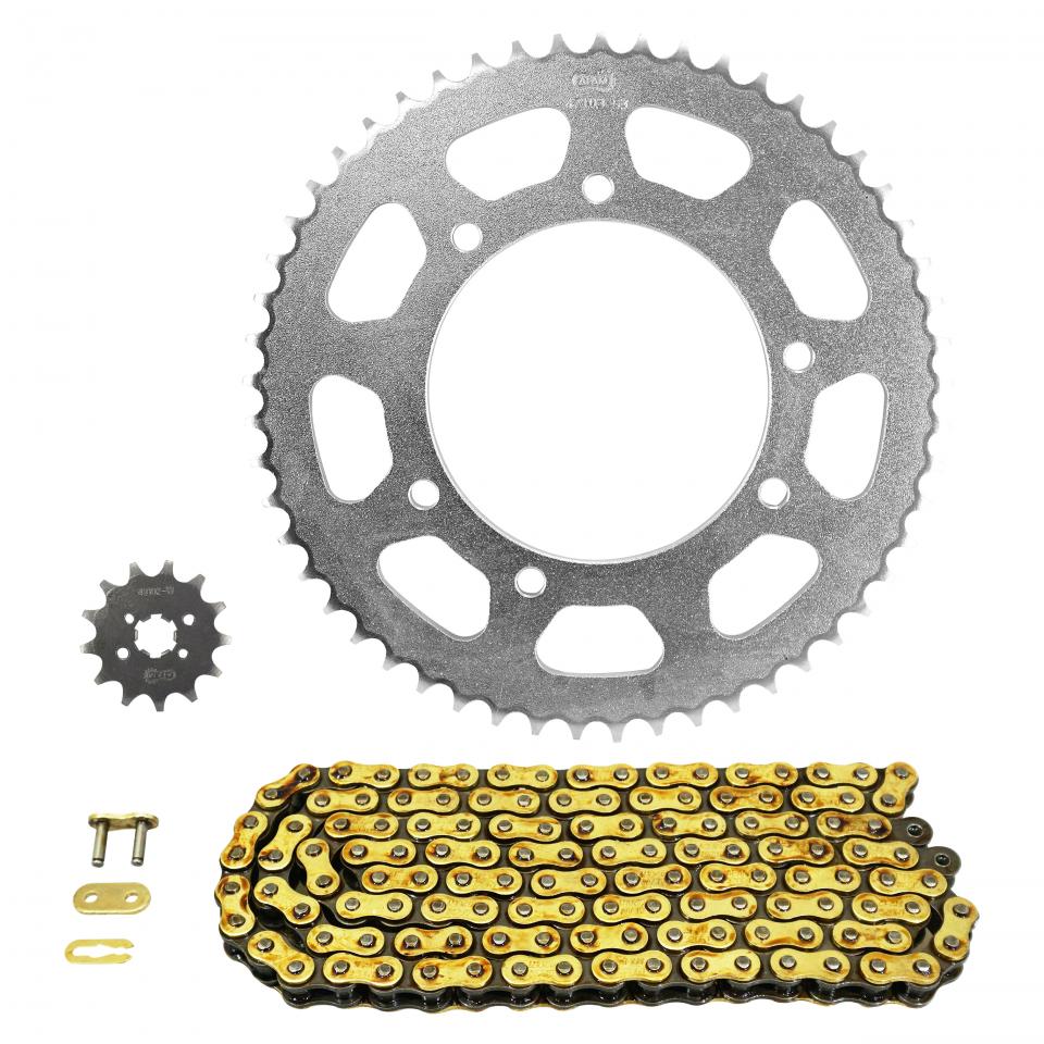 Kit chaîne Afam pour Moto Derbi 50 Senda R X-Race 2006 à 2011 Neuf