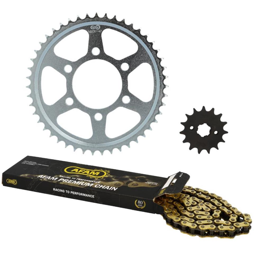 Kit chaîne Afam pour Moto Honda 125 Cb R 2018 à 2020 Neuf