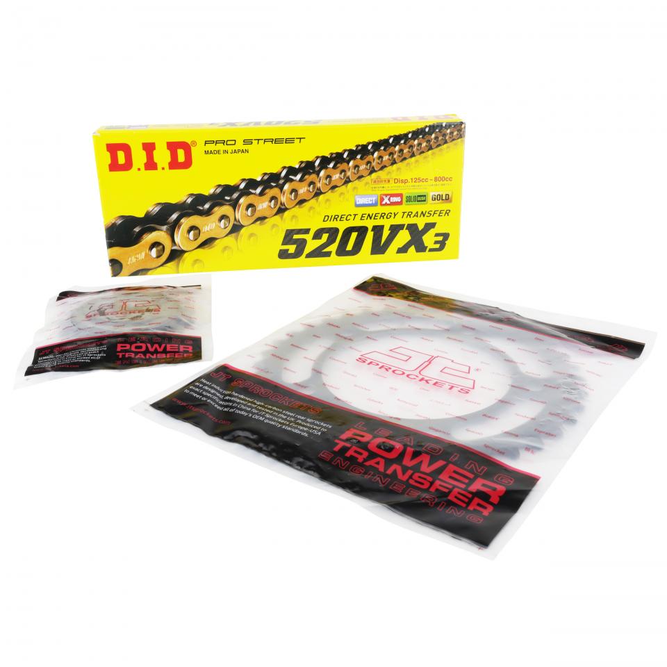 Kit chaîne JT Sprockets pour Auto Neuf
