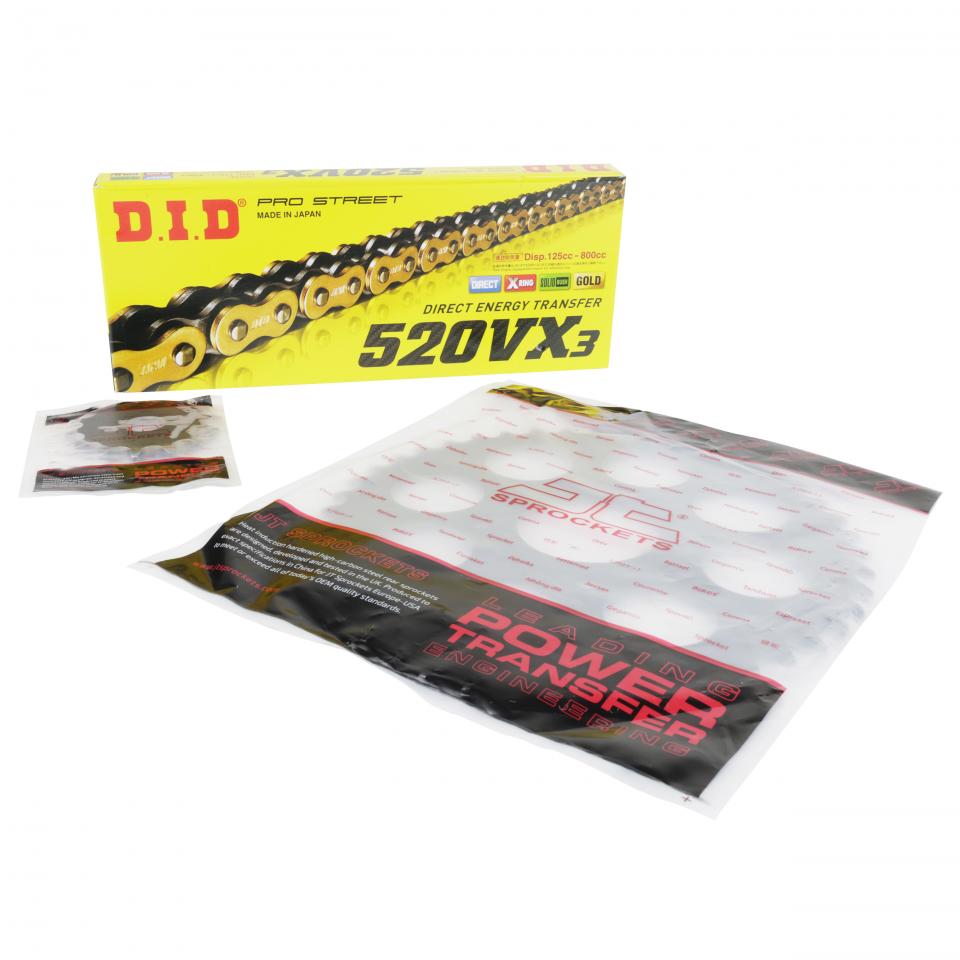 Kit chaîne JT Sprockets pour Auto Neuf