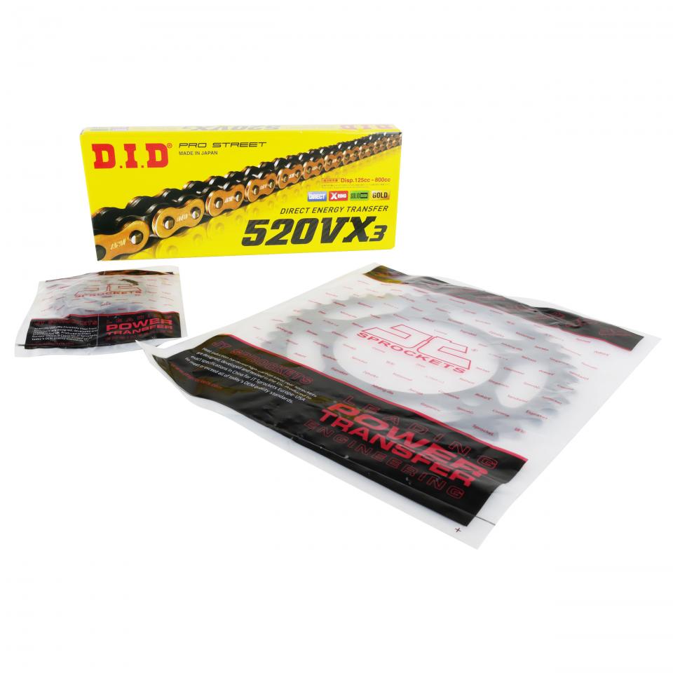Kit chaîne JT Sprockets pour Auto Neuf
