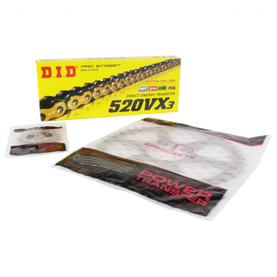 Kit chaîne JT Sprockets pour Auto Neuf