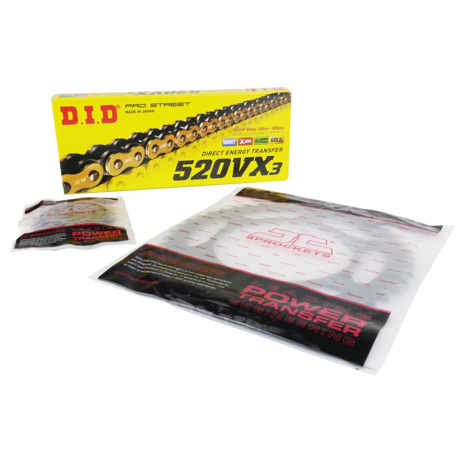 Kit chaîne JT Sprockets pour Auto Neuf