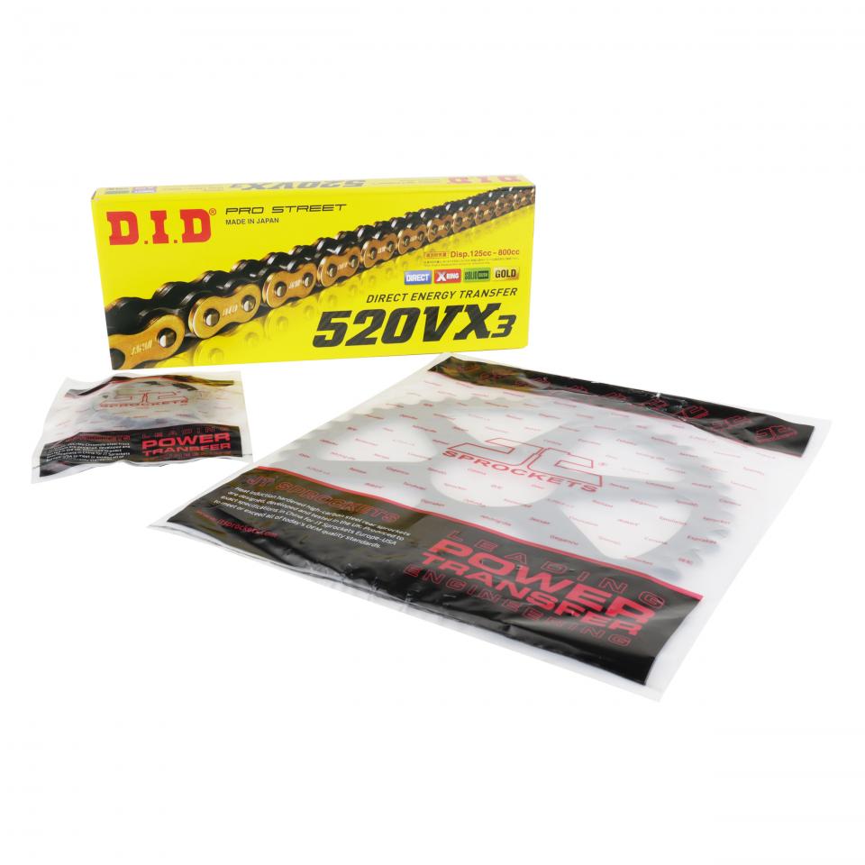 Kit chaîne JT Sprockets pour Auto Neuf
