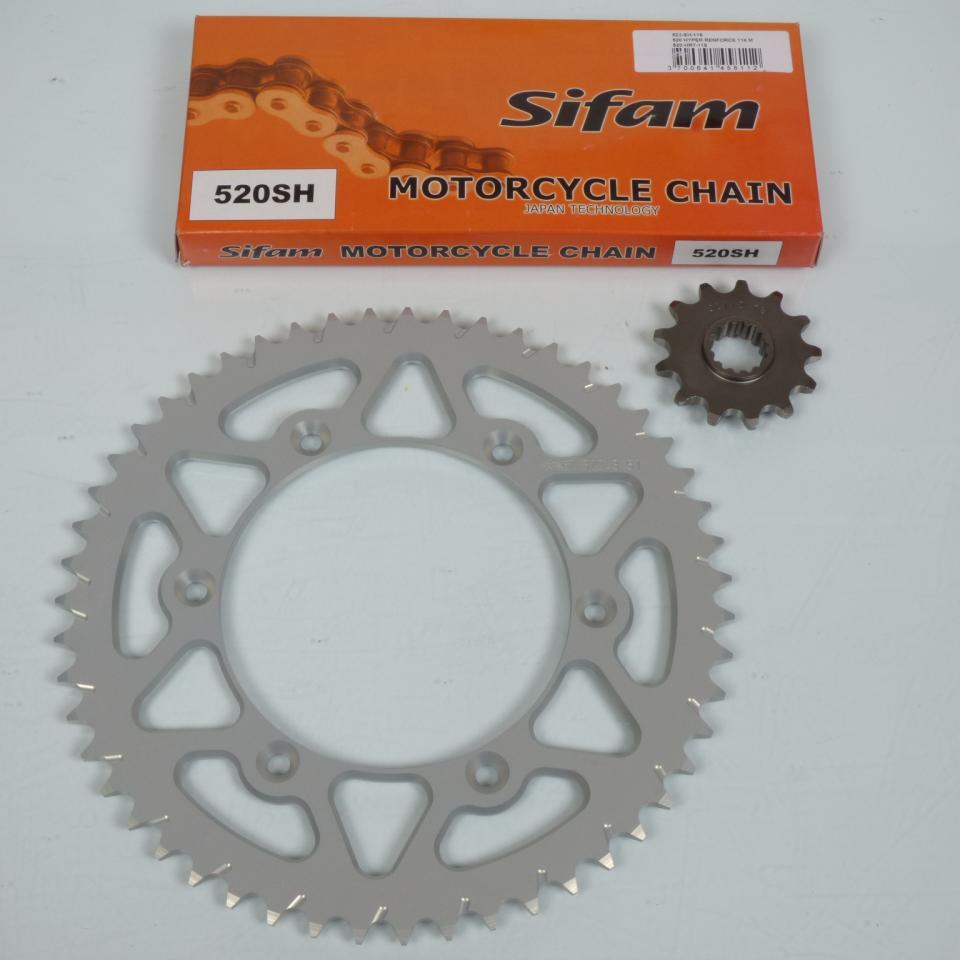 Kit chaîne Sifam pour Moto Gas gas 250 TT 1997 à 1999 13x51 Neuf