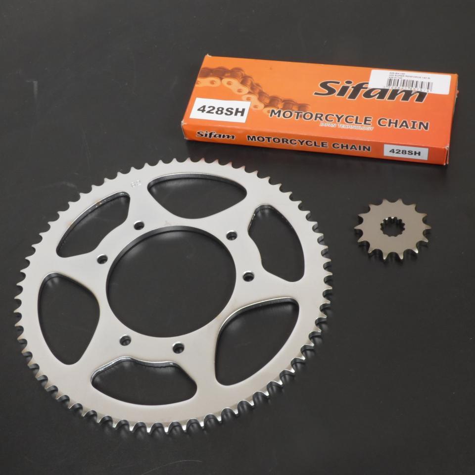 Kit chaîne origine pour Moto HM 50 Derapage 2001 à 2010 14X62 Neuf