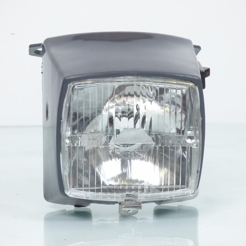 Optique avant SELECTION P2R (Motorisé) pour Mobylette Peugeot 50 103 MVL Après 1971 P90014 / 160 / gris foncé Neuf