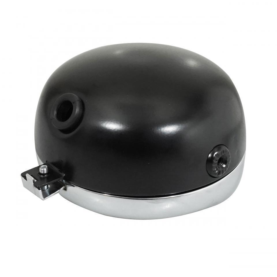 Phare avant rond Guia Ø135mm pour mobylette MBK 51 noir avec casquette chromé Neuf