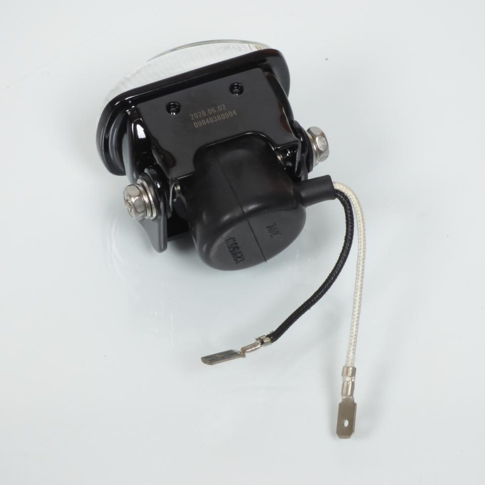 Éclairage halogène longue portée phare feu additionnel rectangle 12V 55W H3 pour moto