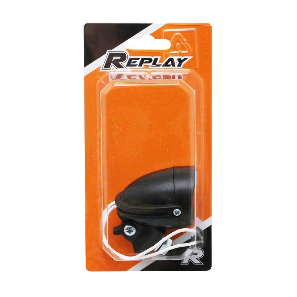Phare éclairage additionnel noir halogène Replay pour moto scooter Ø40mm Neuf