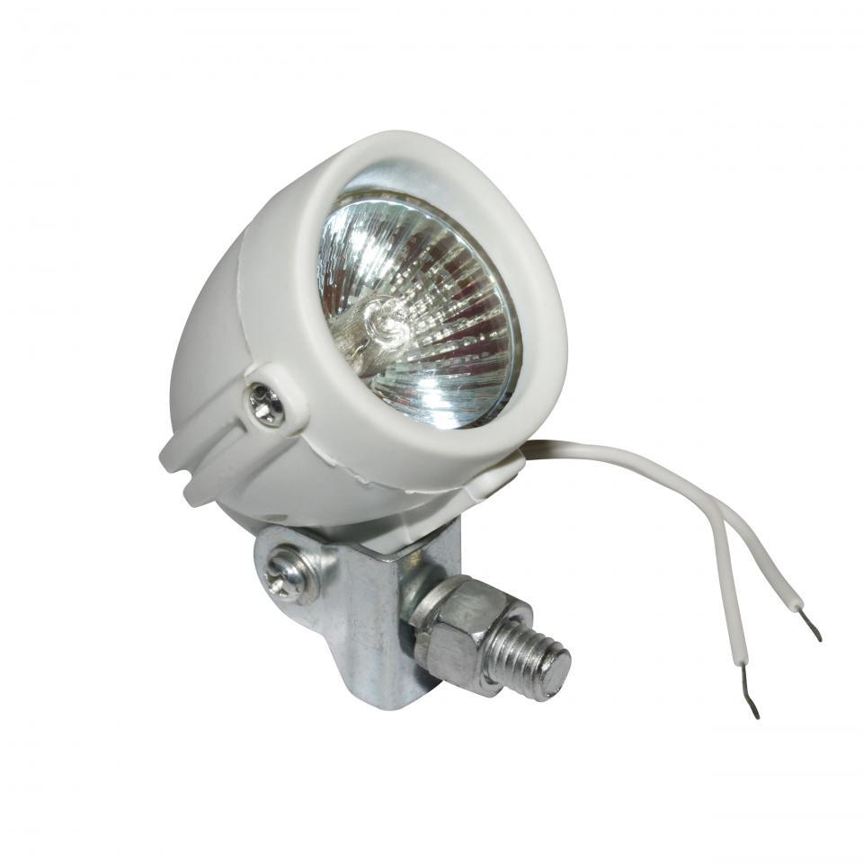 Feu halogène petit phare additionel orientable blanc 12V 20W pour moto 50 à boite