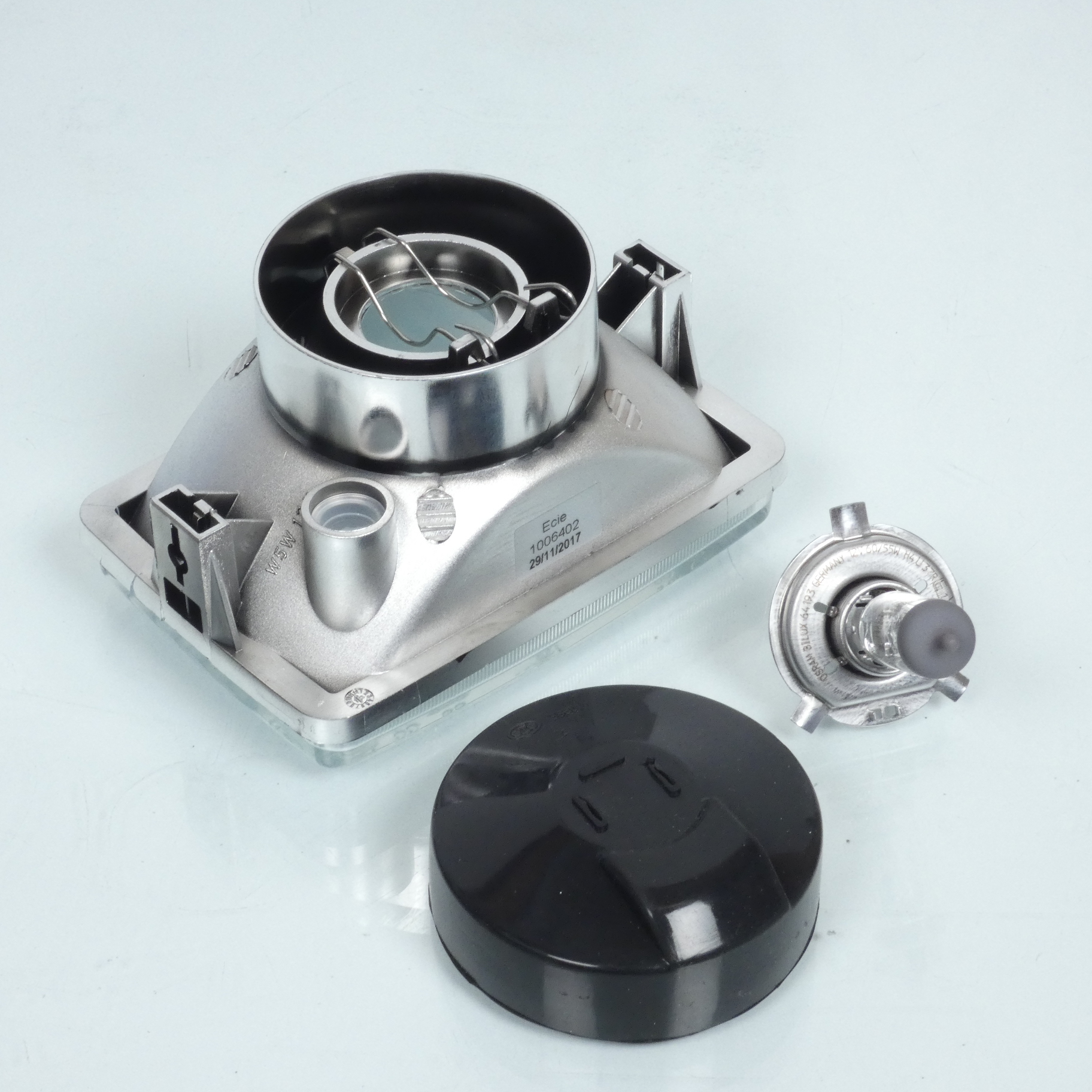 Optique phare avant rectangle pour scooter Piaggio 125 Vespa S 2007-2012 640719