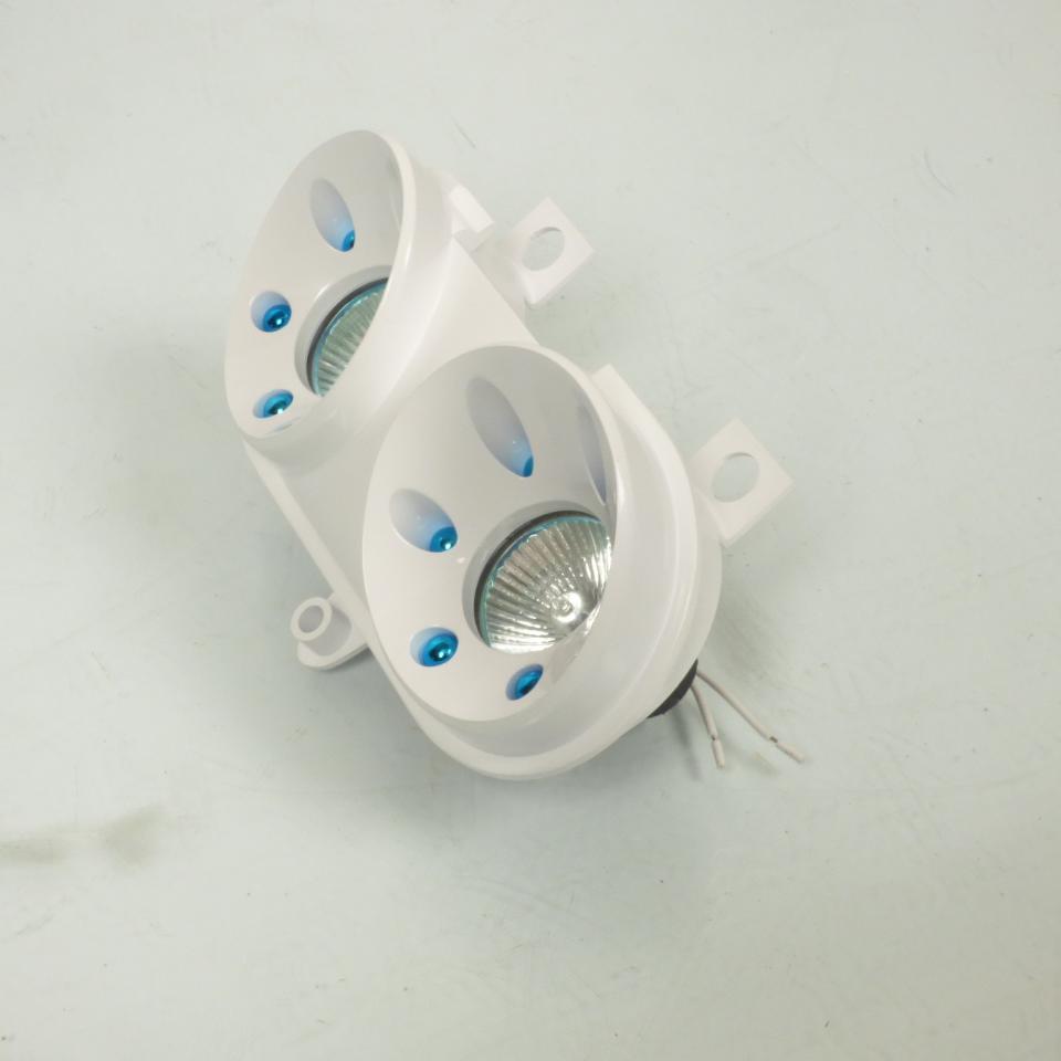 Optique avant TNT pour Scooter MBK 50 Rocket blanc / bleu Neuf