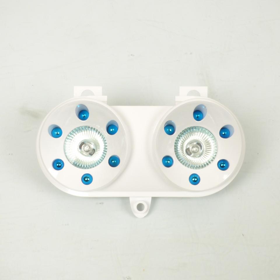 Optique avant TNT pour Scooter MBK 50 Rocket blanc / bleu Neuf