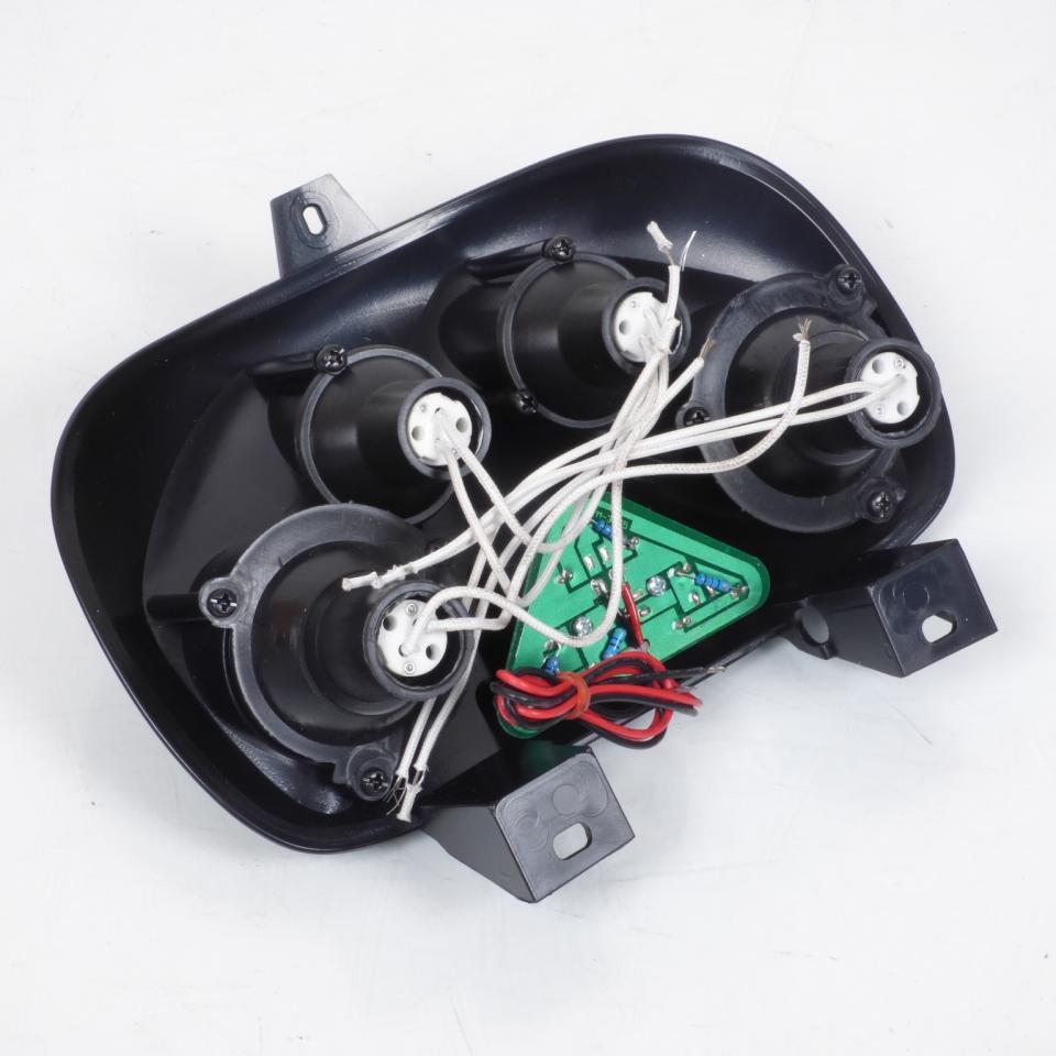 Optique avant TNT pour scooter MBK 50 Spirit noir 4 halogène + 10 LED bleu Neuf