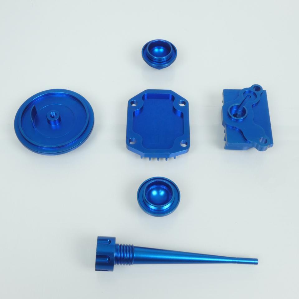 Trappe origine pour Moto TNT 125 City DAX anodisé bleu Neuf