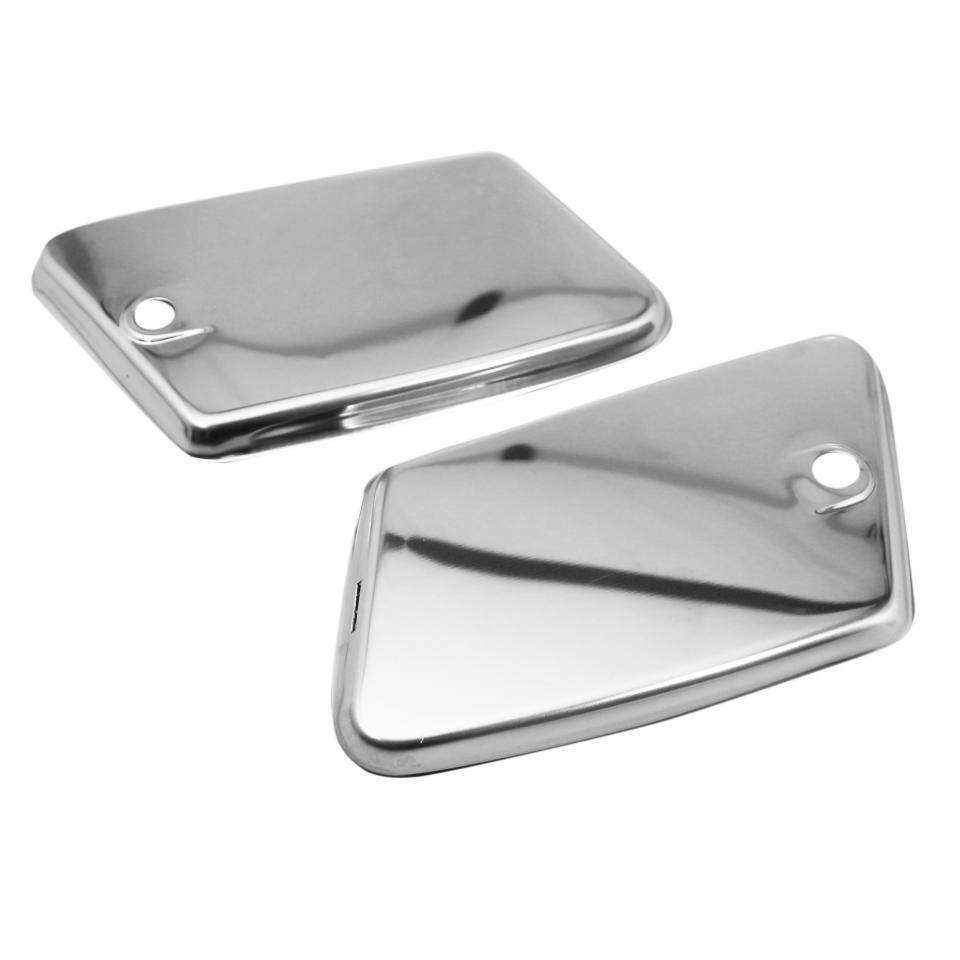 Paire de porte de boite à outil chromée pour mobylette MBK 88 Neuf