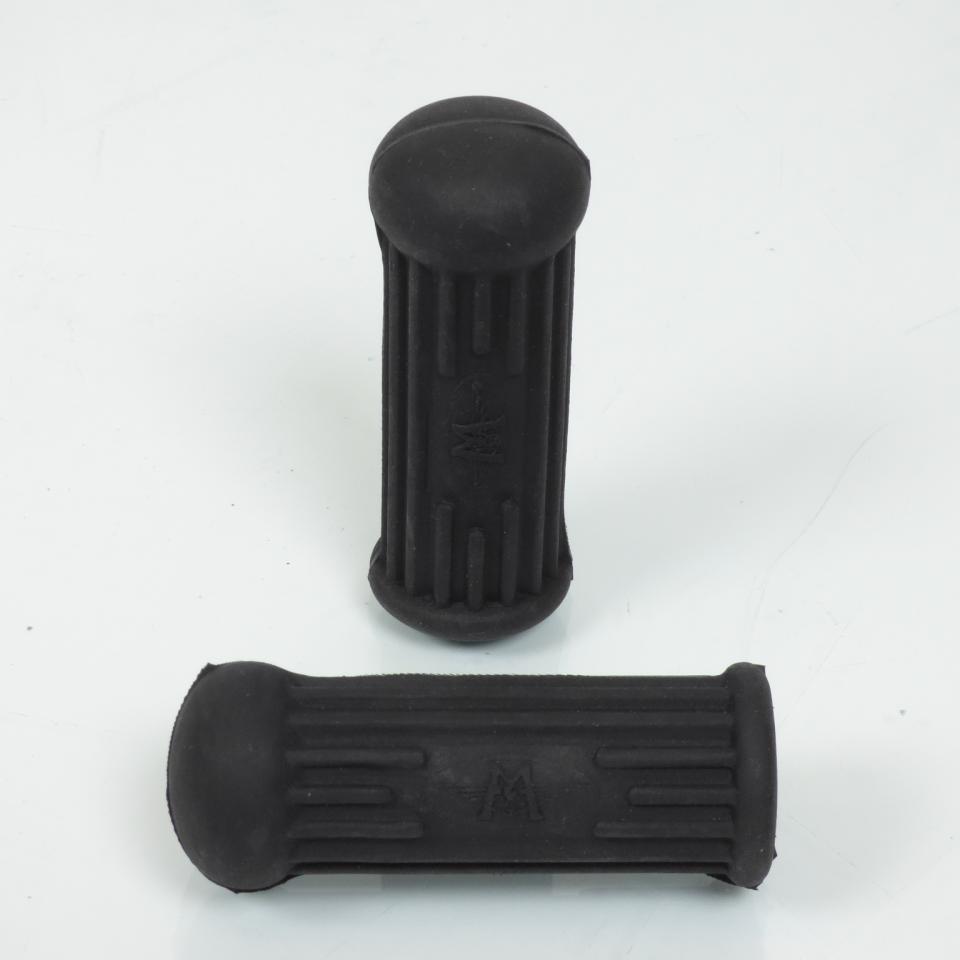 Paire de caoutchouc manchon de cale pied arrière rond noir pour mobylette MBK cyclo